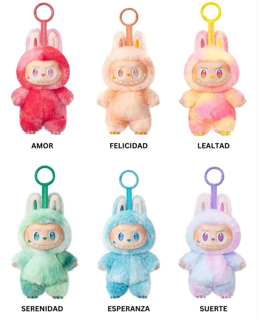 Pop Mart Labubu The Monsters Big into Energy Series Vinyl Plush Pendant Sealed Case 1 paz