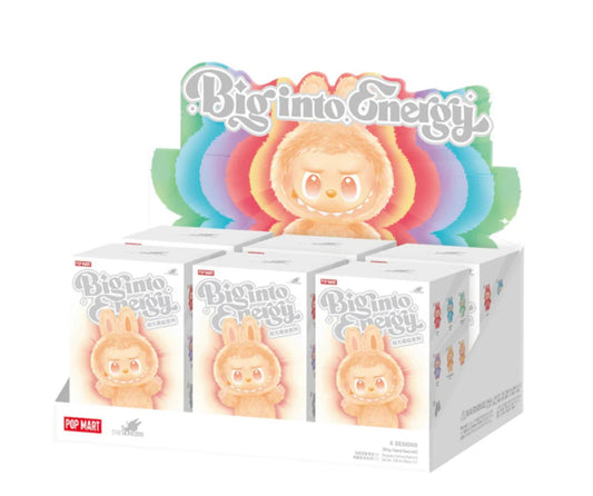 Pop Mart Labubu The Monsters Big into Energy Series Vinyl Plush Pendant Sealed Case 1 paz