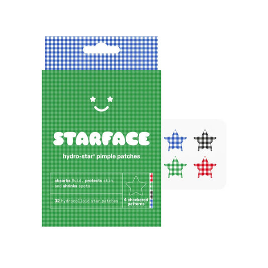 PRE ORDEN Starface Gingham Star Facial Pimple Patches 32 pzas
