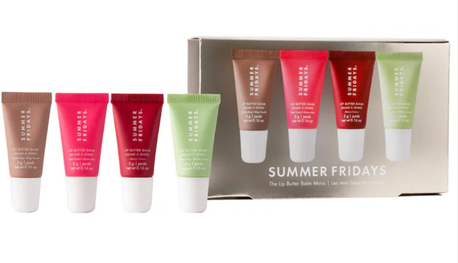 Summer Fridays The Mini Neutrals Lip Butter Balm Set