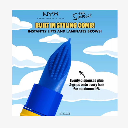 Nyx Professional Simpsons Collab Marge Mega Glue 2-in-1 Brow & Hair Styler