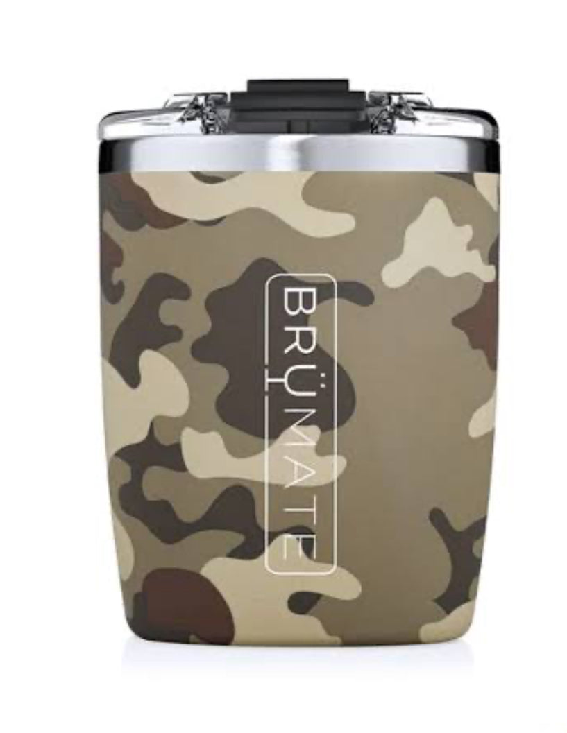 Brümate Rocks Glass Forest Camo 12 oz