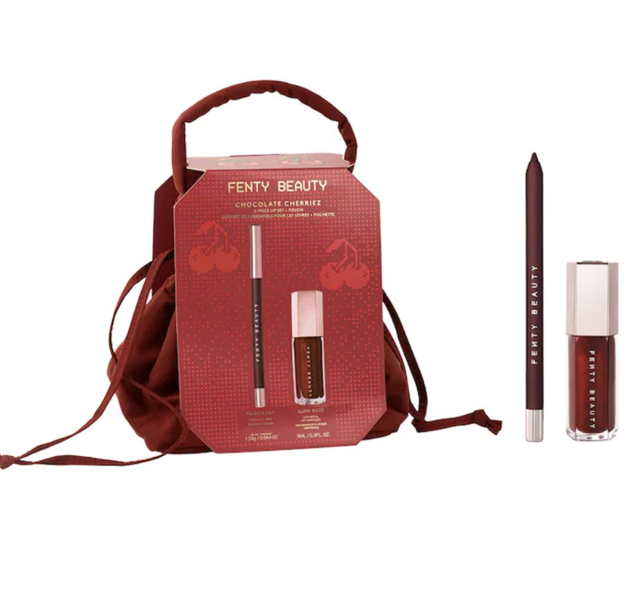 Fenty Beauty by Rihanna Chocolate Cherriez 2-Piece Lip Set + Pouch