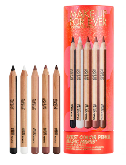 PRE ORDEN Make Up For Ever Mini Artist Color Pencil Lipliner & Eyeliner Kit