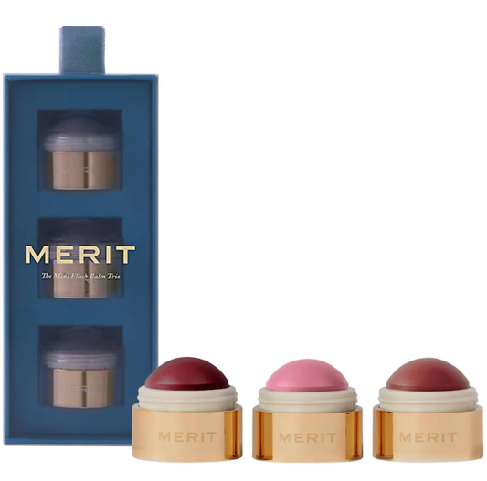 PRE ORDEN Merit Mini Flush Balm Cream Blush Trio Set