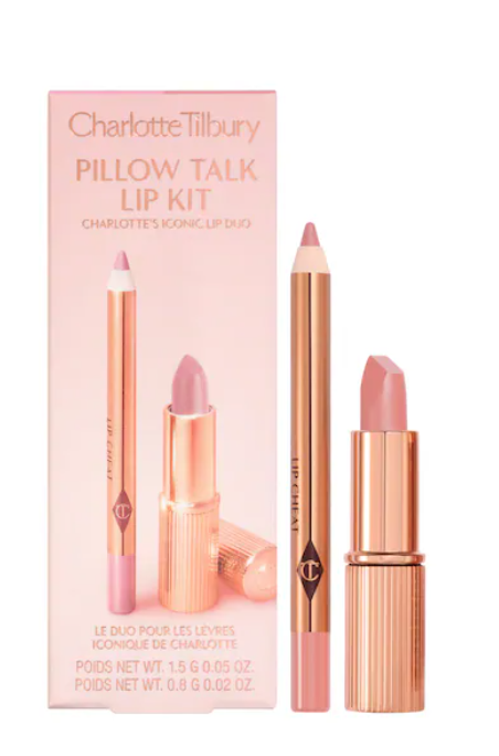 PRE ORDEN Charlotte Tilbury Mini Pillow Talk Lipstick & Liner Set 2 pzas