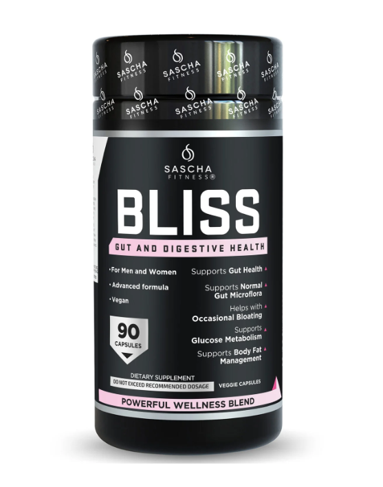 Sascha Fitness Bliss Gut And Digestive Health 90 caps
