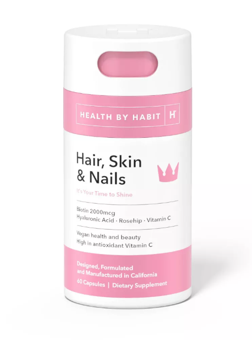 Health By Habit for Hair, Skin and Nails Vegan Capsules 60ct