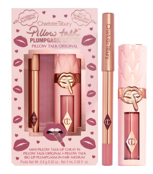 PRE ORDEN Sephora Sale Mini Pillow Talk Plumpgasm Lip Liner and Lip Gloss Set