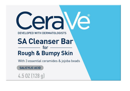 CeraVe SA Cleanser Bar for Rough & Bumpy Skin 128 gr