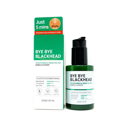 SOME BY MI Bye Bye Blackhead 30 Days Miracle Green Tea Tox Bubble Cleanser 120g