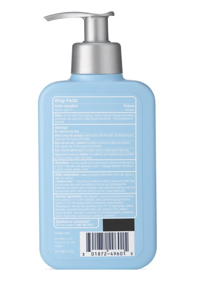 CeraVe Psoriasis Cleanser with Salicylic Acid Psoriasis Wash 237 ml