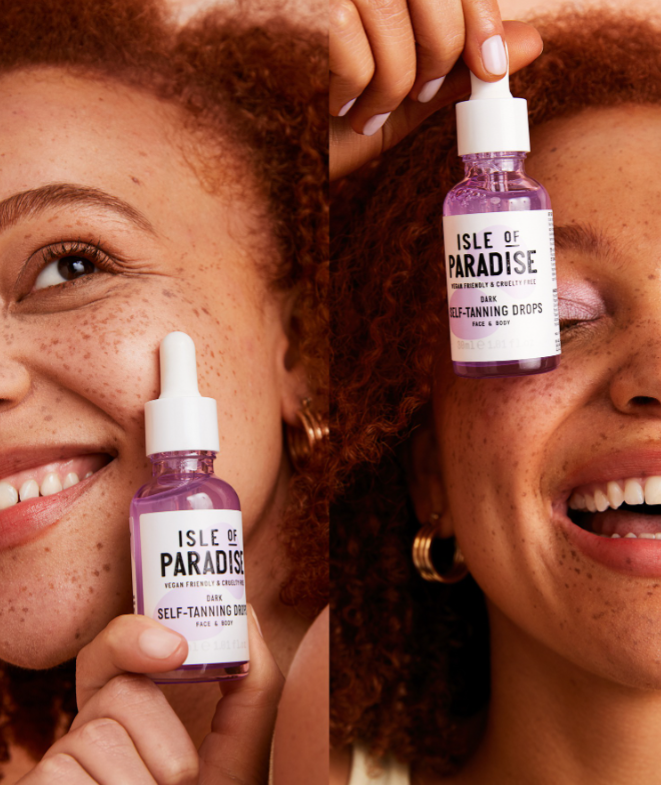 Isle Of Paradaise Dark Self-Tanning Drops 30 ml