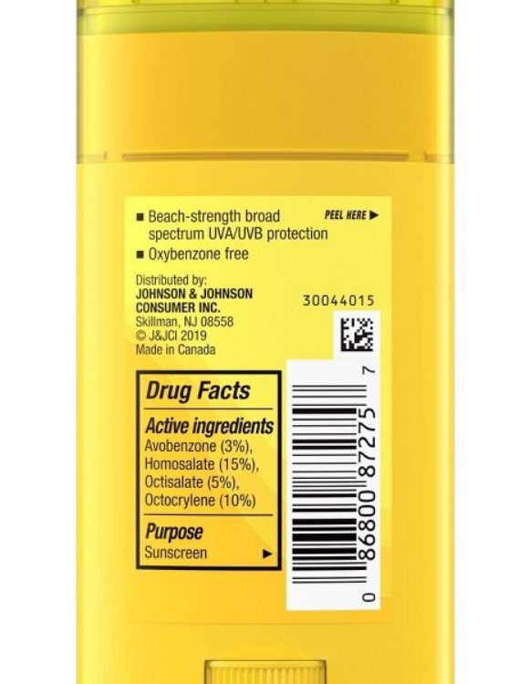 Neutrogena Beach Defense Oil-Free Body Sunscreen Stick SPF 50+ 42 gr