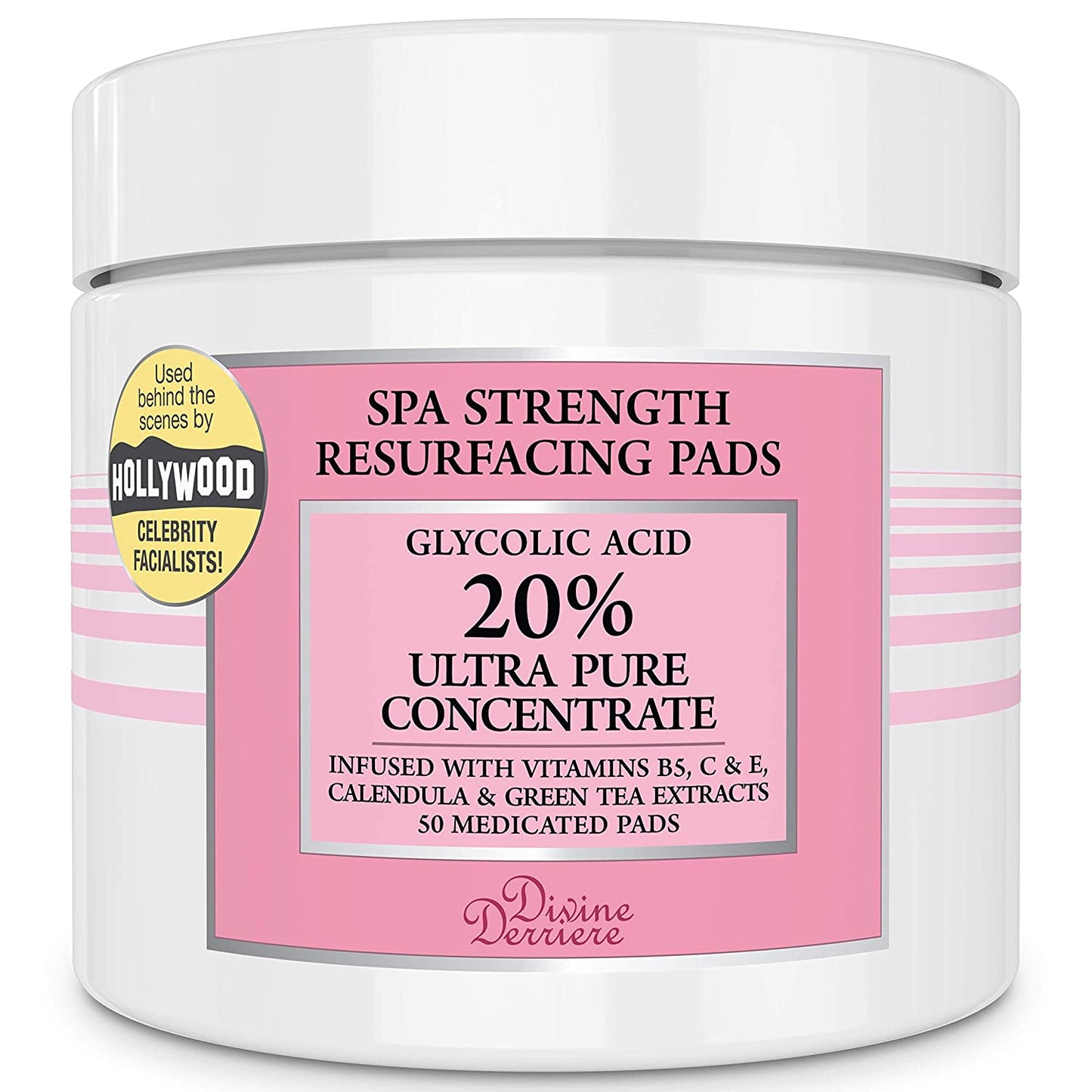 Divine Derriere Glycolic Acid Resurfacing Pads 50 pads