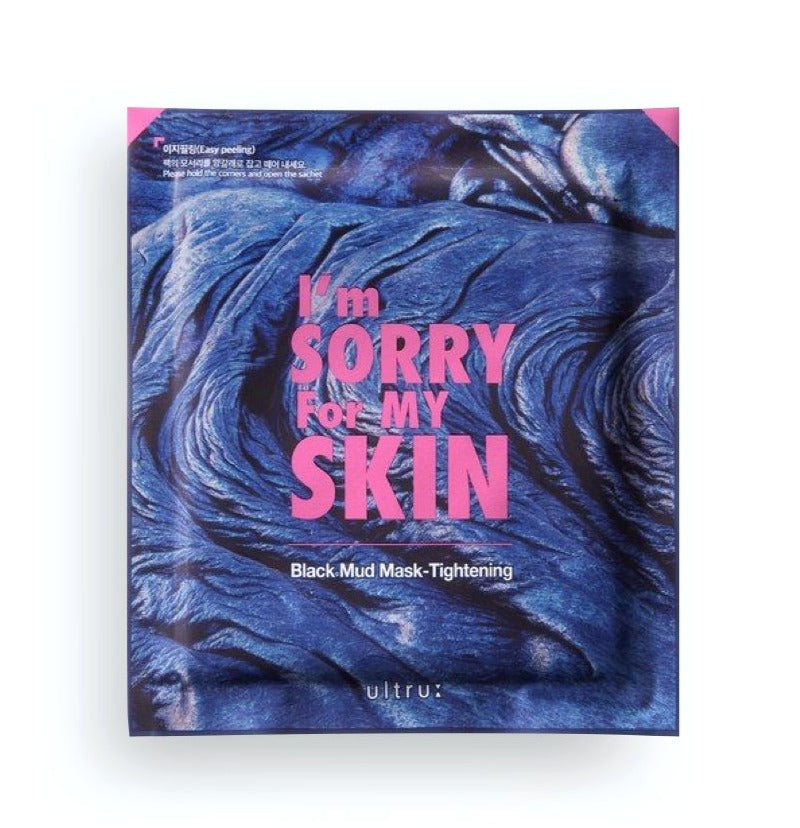 Ultru I'm Sorry For My Skin Black Mud Mask - Tightening 1 pza