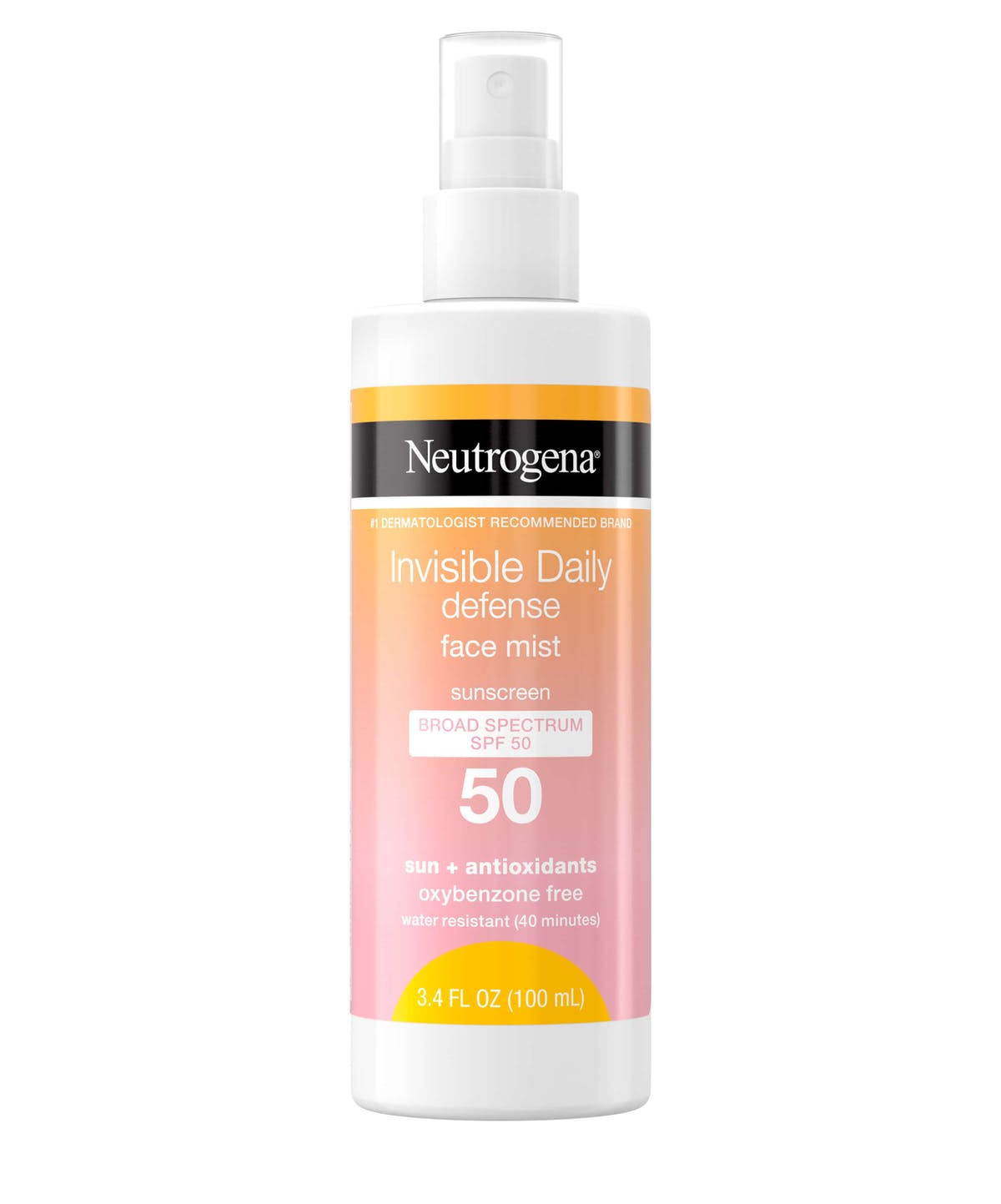 Neutrogena Invisible Daily Defense Sunscreen Face Mist SPF 50 100 ml