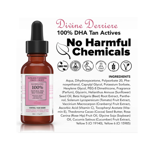 Divine Derrier 100% Natural DHA Self Tanner 30 ml