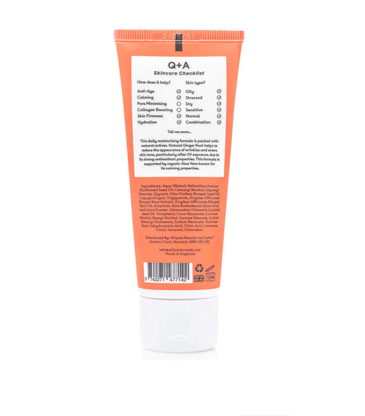 Q+A Ginger Root Daily Moisturiser 75ml