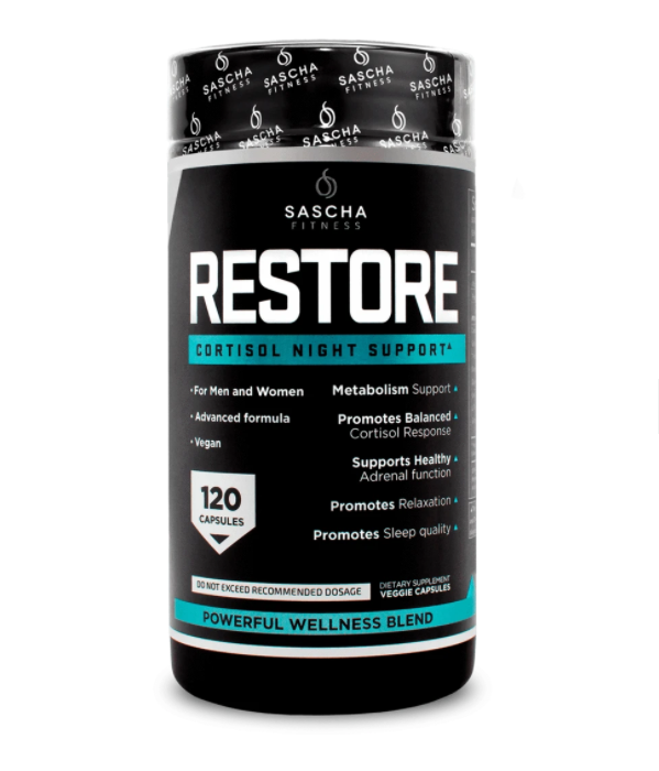 PRE ORDEN Sascha Fitness Restore 120 cápsulas