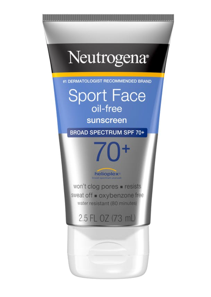 Neutrogena Sport Face Oil-Free Lotion Sunscreen Broad Spectrum SPF 70+ 73 ml
