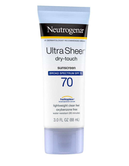 Neutrogena Ultra Sheer® Dry-Touch Oxybenzone-Free Sunscreen Lotion Broad Spectrum SPF 70 88 ml