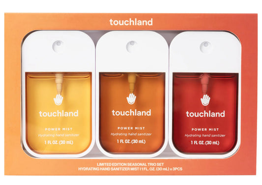 Touchland Limited Edition Power Mist Hydrating Hand Sanitizer Seasonal Trio Set