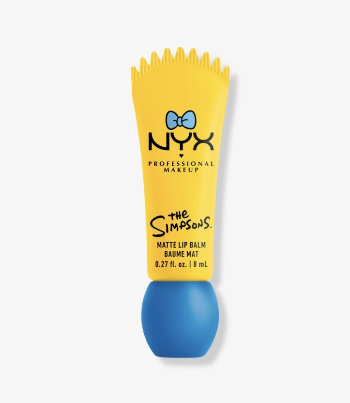 Nyx Professional Simpsons Collab Smushy Matte Lip Balm - Peekaboo Blue
