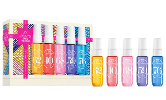 PRE ORDEN Sol De Janeiro Spritz the Season Cheirosa Perfume Mist Gift Set 5 pzas