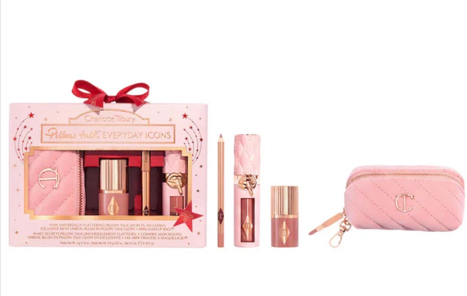 PRE ORDEN Charlotte Tilbury Pillow Talk Everyday Icons Lip & Cheek Makeup Gift Set