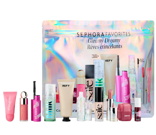PRE ORDEN Sephora Favorites Gleamy Dreamy Makeup Value Set 11 pzas