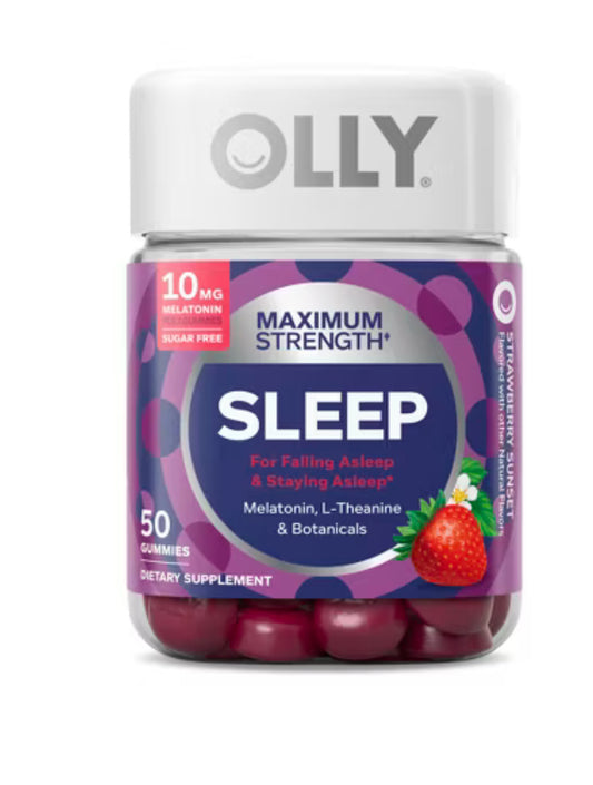 Olly Maximum Sleep 10mg Gummies Strawberry
