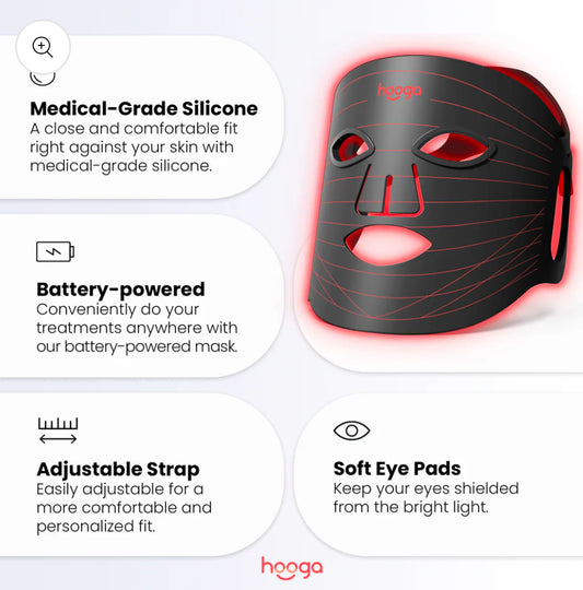 PRE ORDEN Hooga Red Light Therapy Face Mask