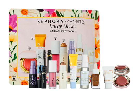 Sephora Favorites  Vacay All Day Beauty Value Set 9 pzas