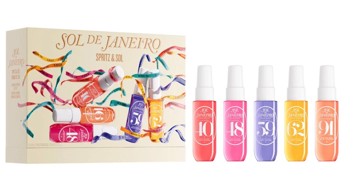 PRE ORDEN Sol De Janeiro Spritz & Sol Cheirosa Mini Perfume Mist Gift Set