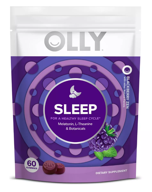 Olly Melatonin Sleep Gummies Blackberry Zen 60 gomitas