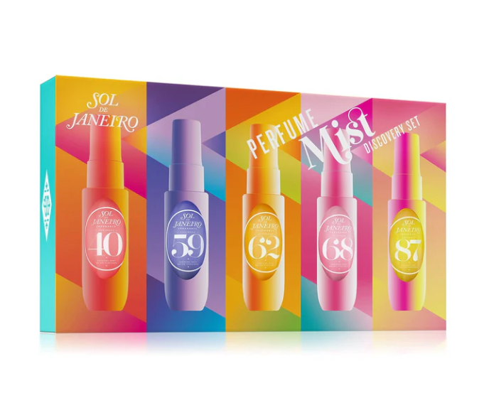 PRE ORDEN Sol De Janeiro Limited Edition Perfume Mist Discovery Set 5 pzas