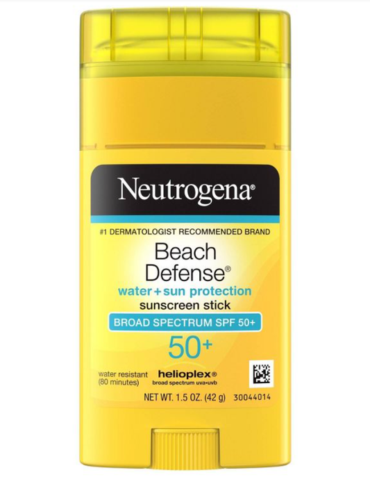 Neutrogena Beach Defense Oil-Free Body Sunscreen Stick  SPF 50+  42 gr