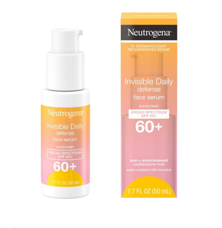Neutrogena Invisible Daily Defense Sunscreen Face Serum SPF 60 50 ml