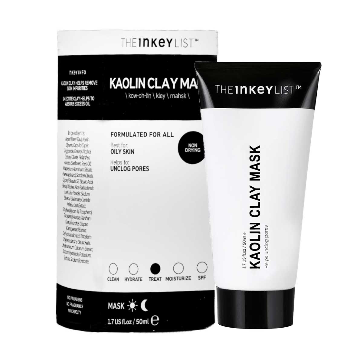 The Inkey List Kaolin Clay Mask 50 ml