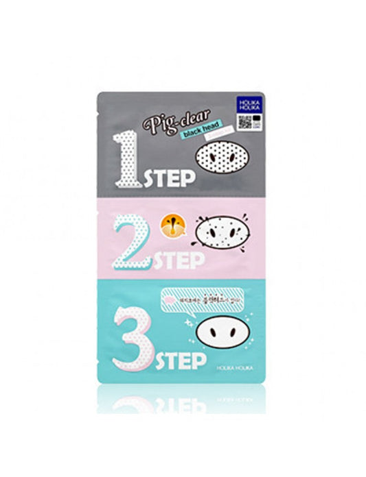 Holika Holika Pig Nose Clear Blackhead 3-Step Kit 1 pieza