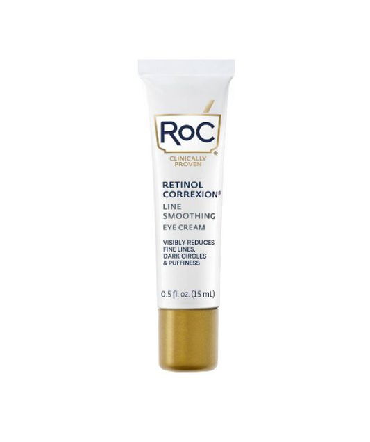 RoC Retinol Correxion Line Smoothing Anti-Aging Wrinkle Eye Cream for Dark Circles & Puffy Eyes 15 ml