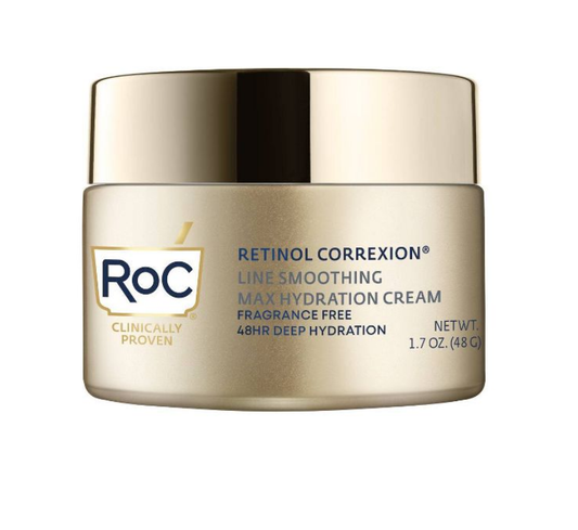 RoC Retinol Correxion Anti-Aging Retinol Moisturizer with Hydrating Hyaluronic Acid Fragrance Free 48 gr